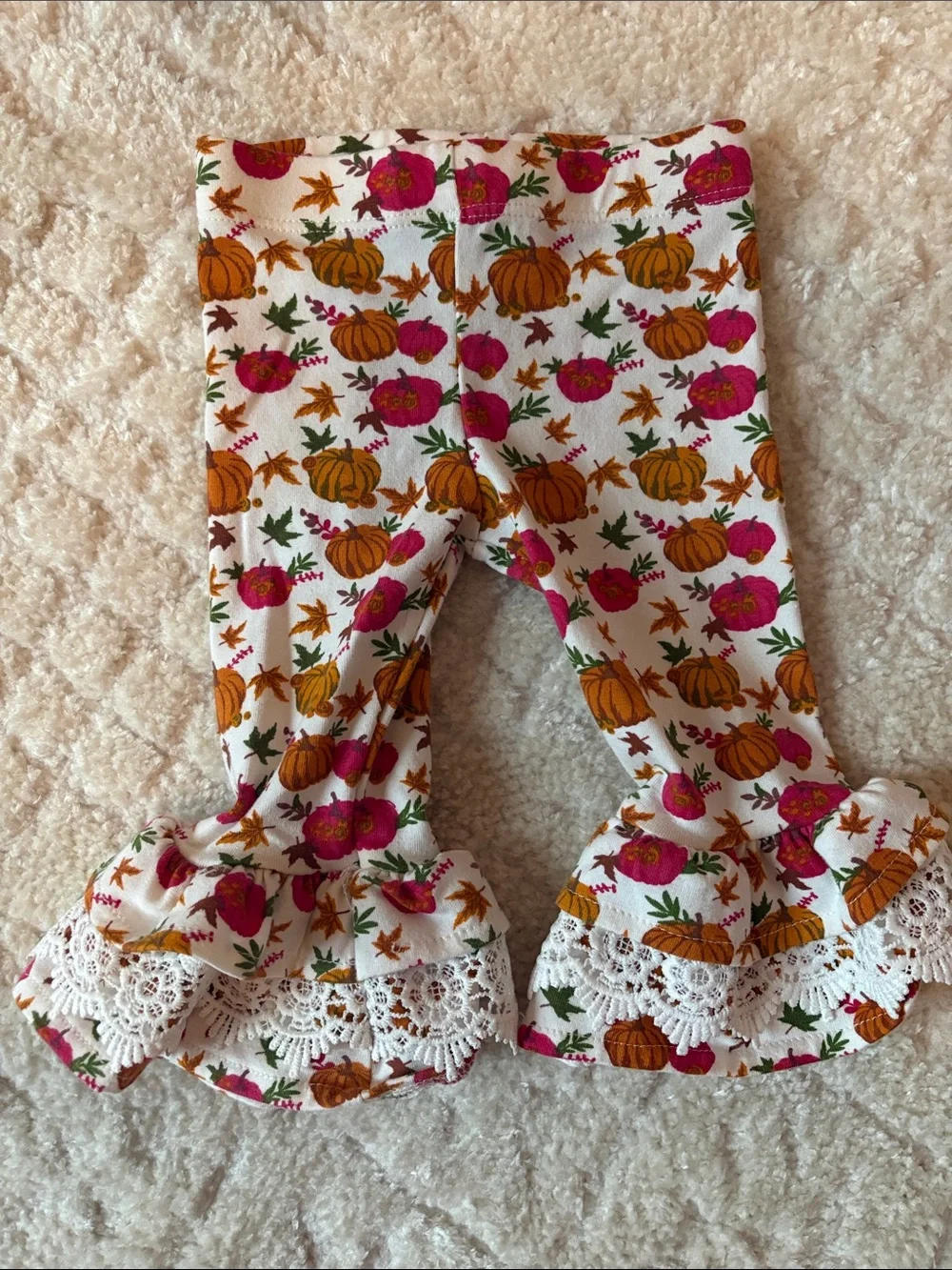 Rare Editions Fall Thanksgiving matching set 6 months never worn